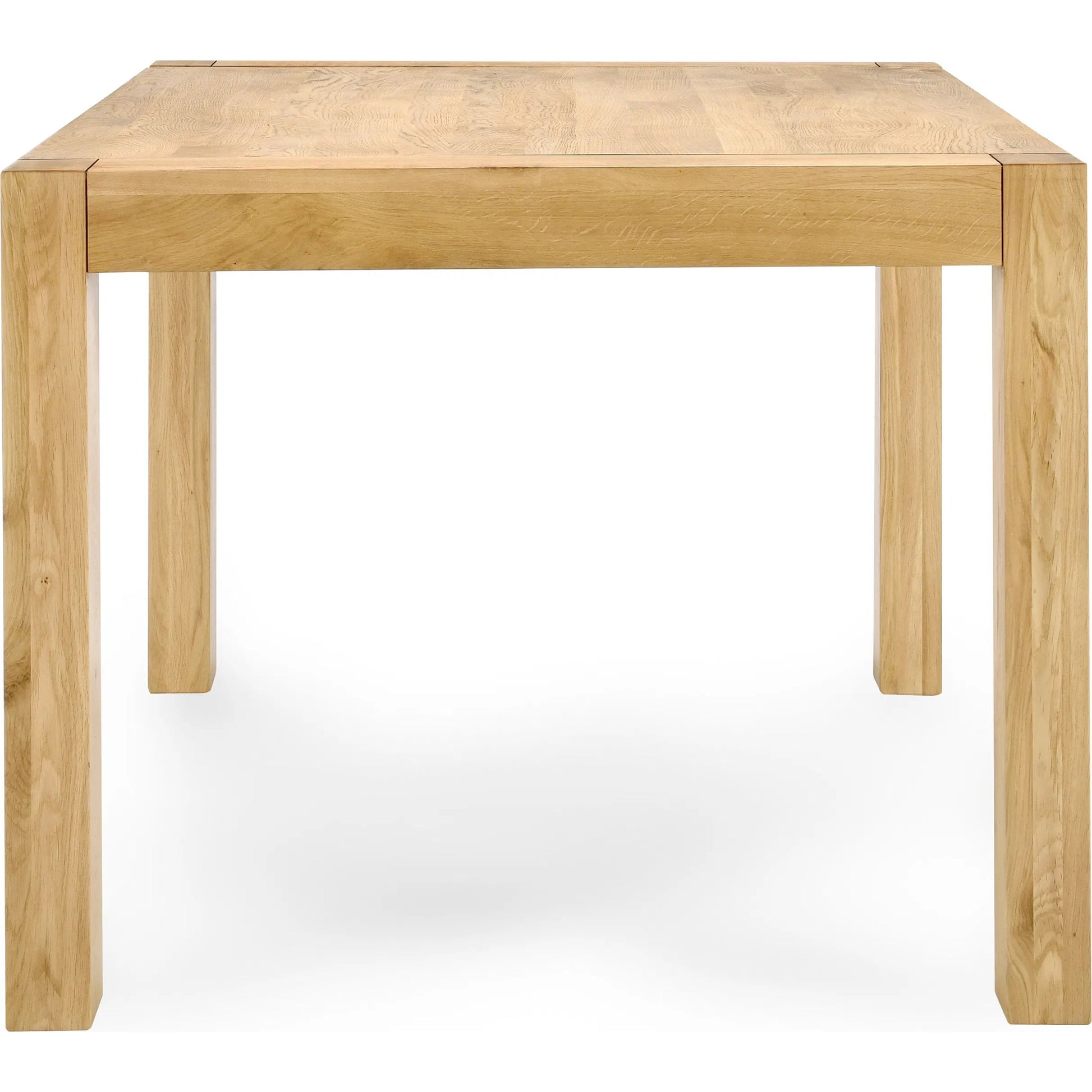 Parsons Dining Table by Kosas Home in matte natural brown. Made from oak in a transitional style.