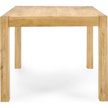 Parsons Dining Table by Kosas Home in matte natural brown. Made from oak in a transitional style.