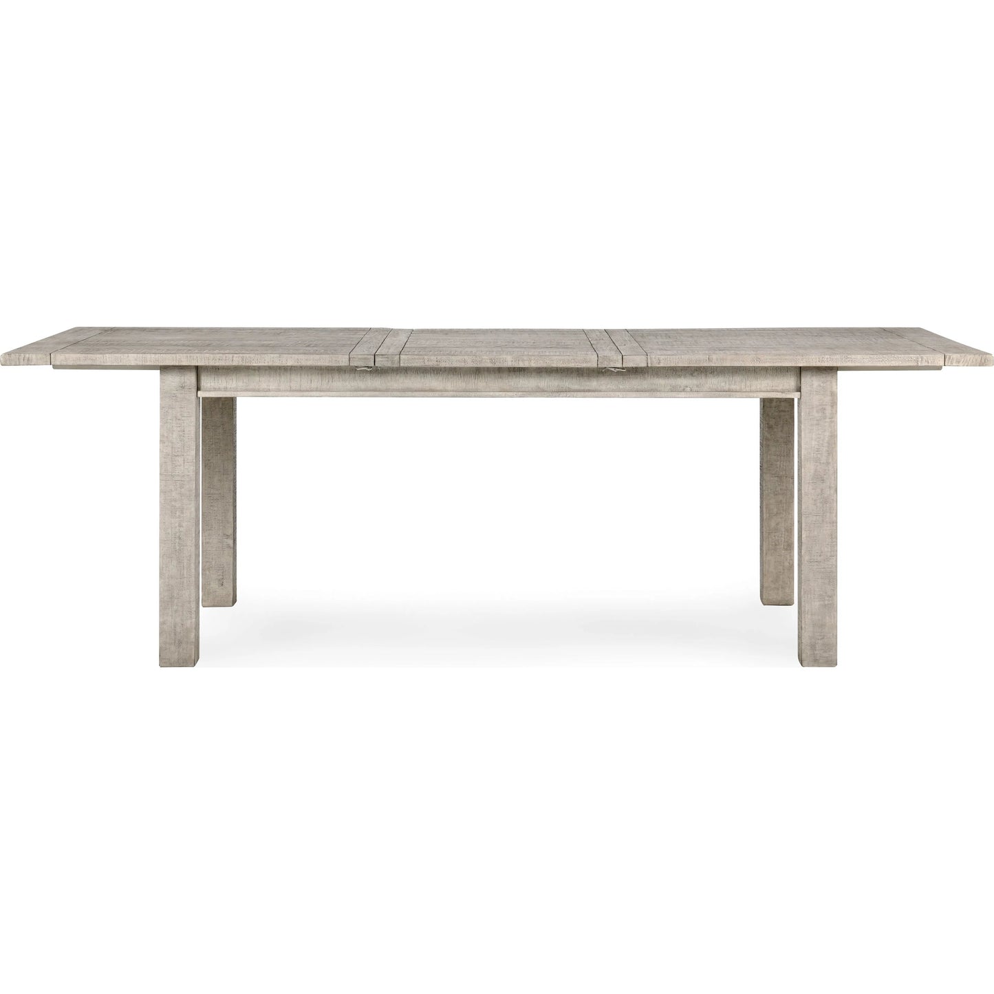 002 SI-2453393 | Additional Silo | Driftwood Reclaimed Pine Extension Dining Table by Kosas Home in antique ivory and beige. Made from reclaimed pine wood in a transitional style.