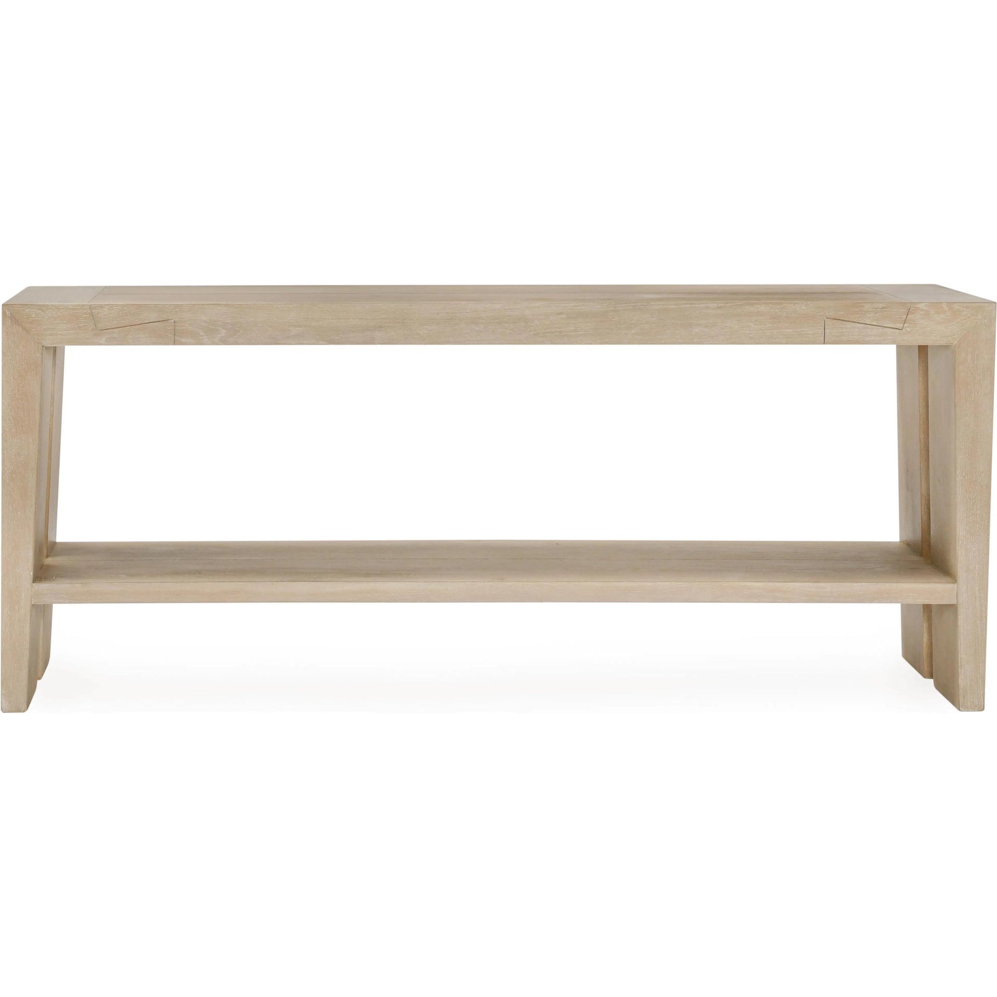 Troy Console Table White by Classic Home in white. Made from oak wood in a modern style.