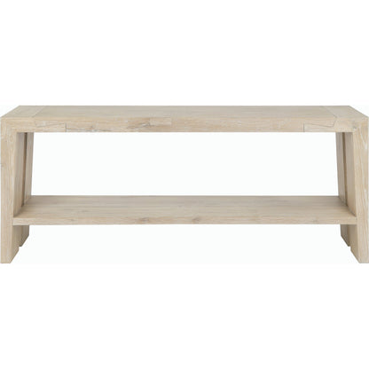 Troy Console Table White by Classic Home in white. Made from oak wood in a modern style.