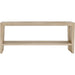 Troy Oak Console Table by Classic Home. Made from oak wood in a modern style.