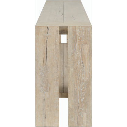 Troy Console Table White by Classic Home in white. Made from oak wood in a modern style.