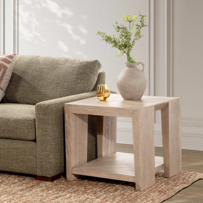 Troy Oak End Table by Classic Home. Made from unique in a modern style.