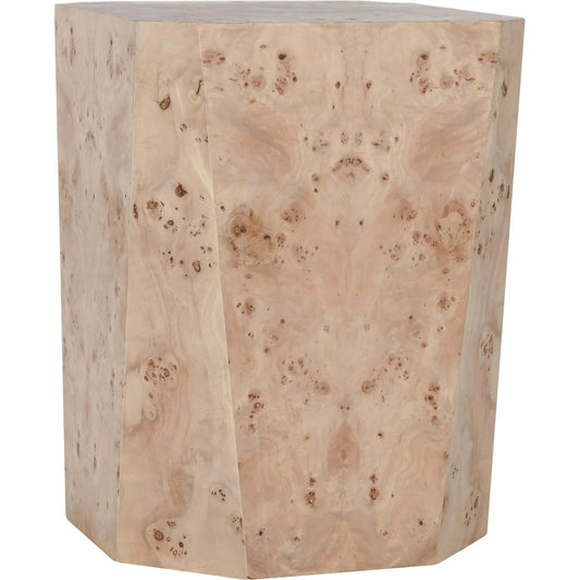 Avena 17" Burl Wood Square End Table by Classic Home in natural. Made from unique in a unique style.