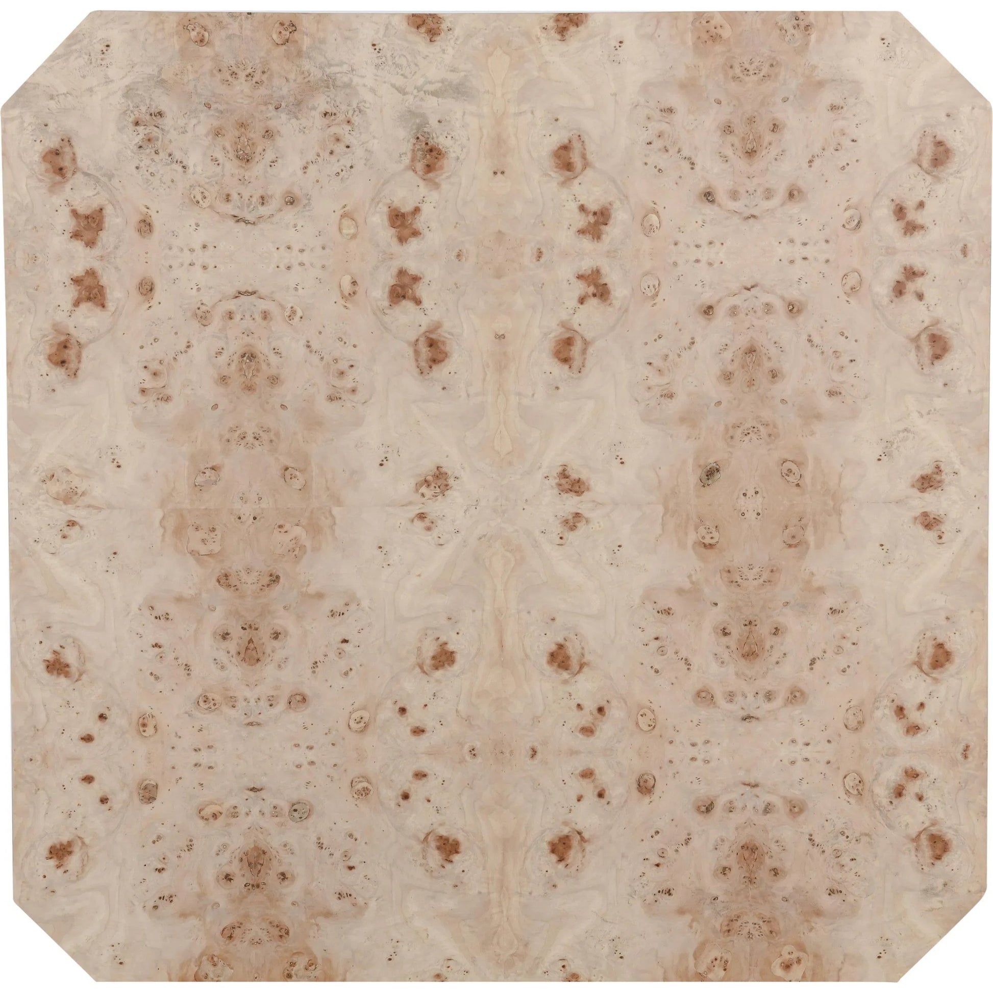 Avena 42" Burl Wood Square Coffee Table by Classic Home in natural. Made from unique in a transitional style.