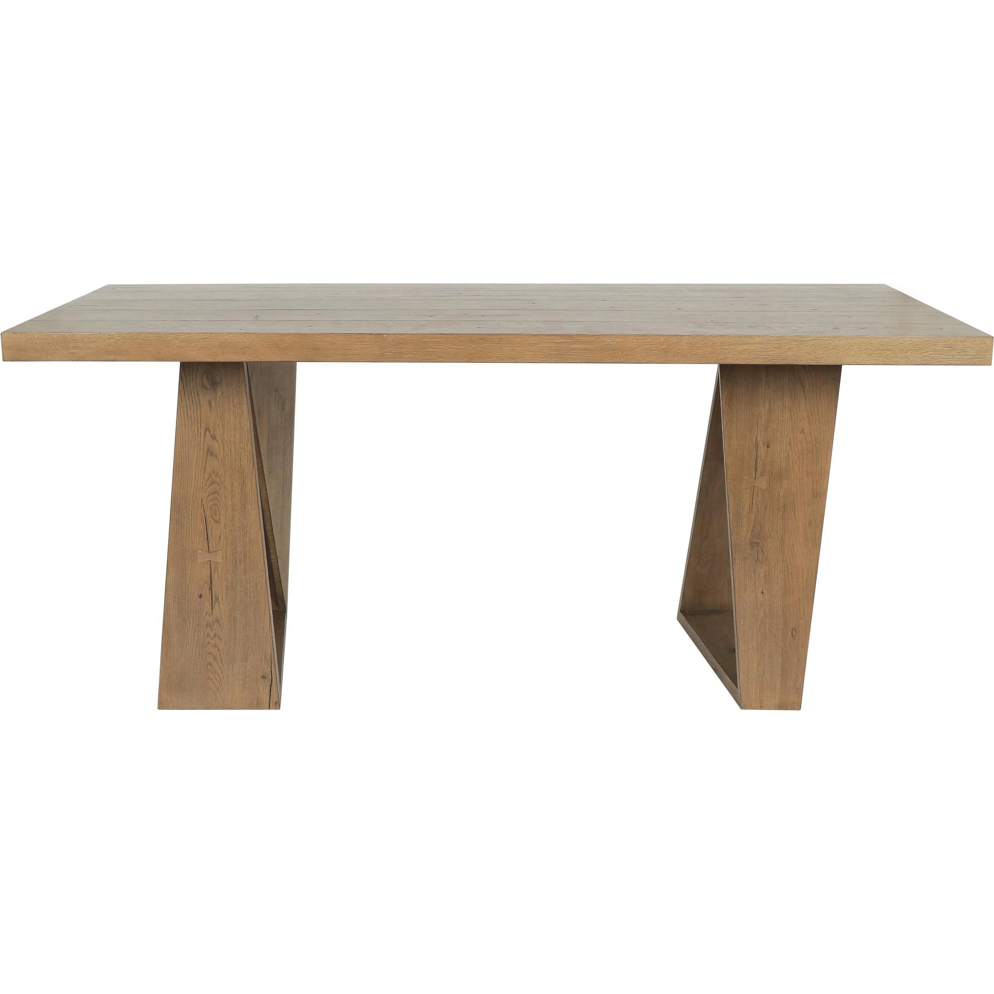 Arleth Reclaimed Oak 82" Gathering Table by Classic Home in natural oak. Made from unique in a transitional style.