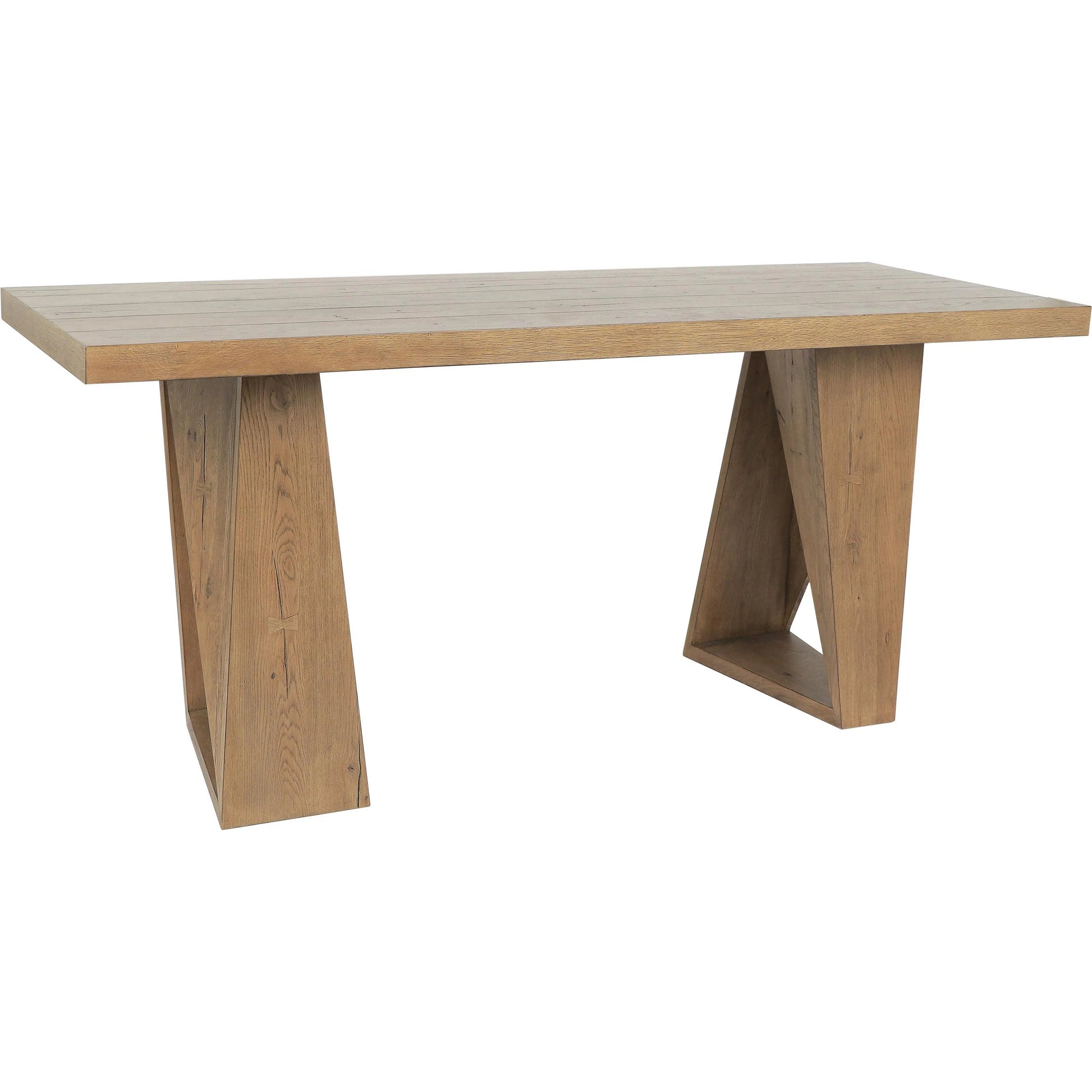 Arleth Reclaimed Oak 82" Gathering Table by Classic Home in natural oak. Made from unique in a transitional style.