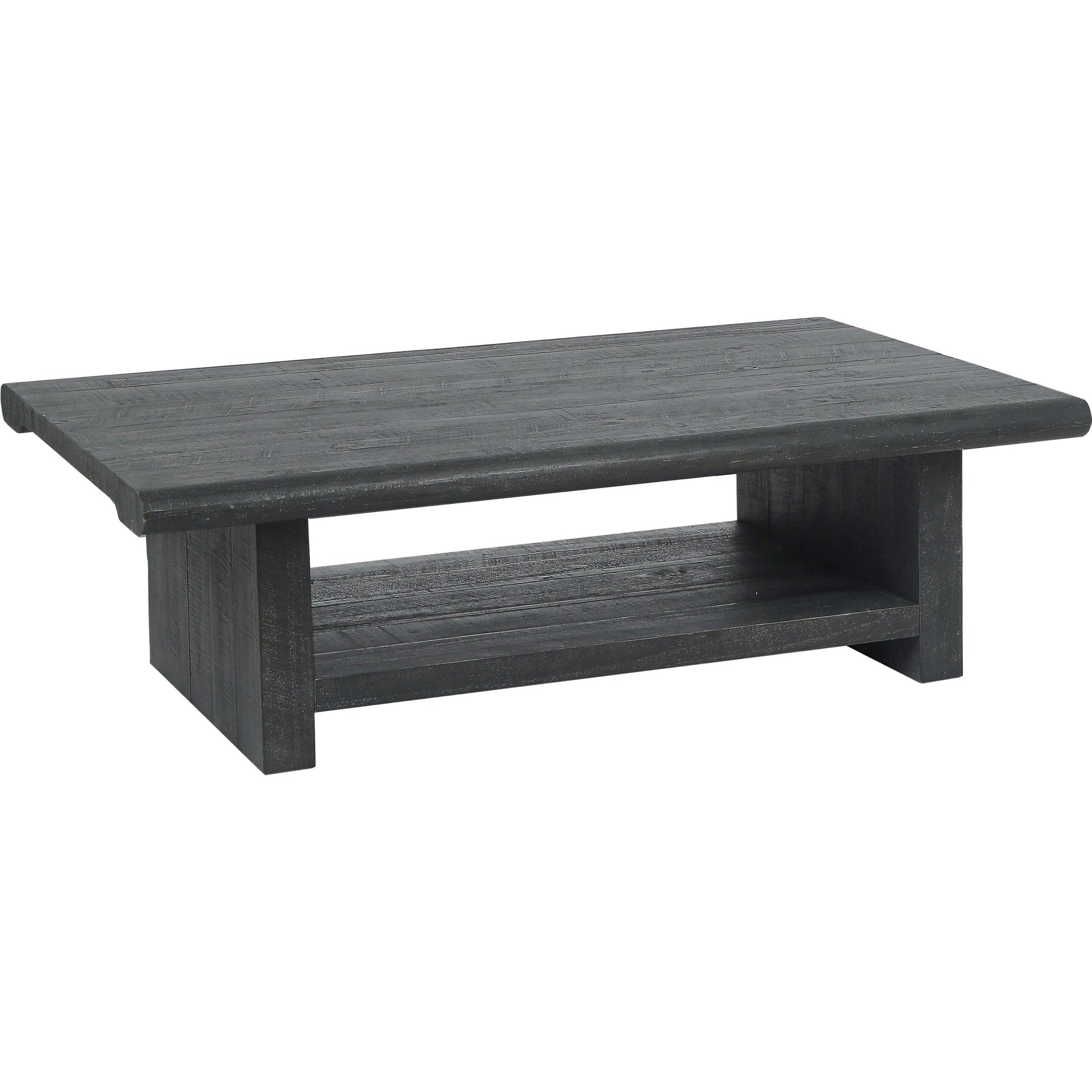 Larson 58" Coffee Table by Classic Home in black. Made from unique in a transitional style.