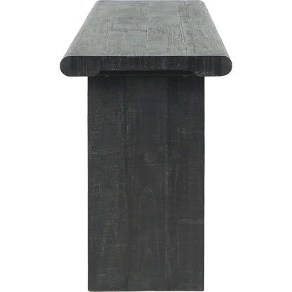 Larson 68" Console Table by Classic Home in black. Made from unique in a transitional style.
