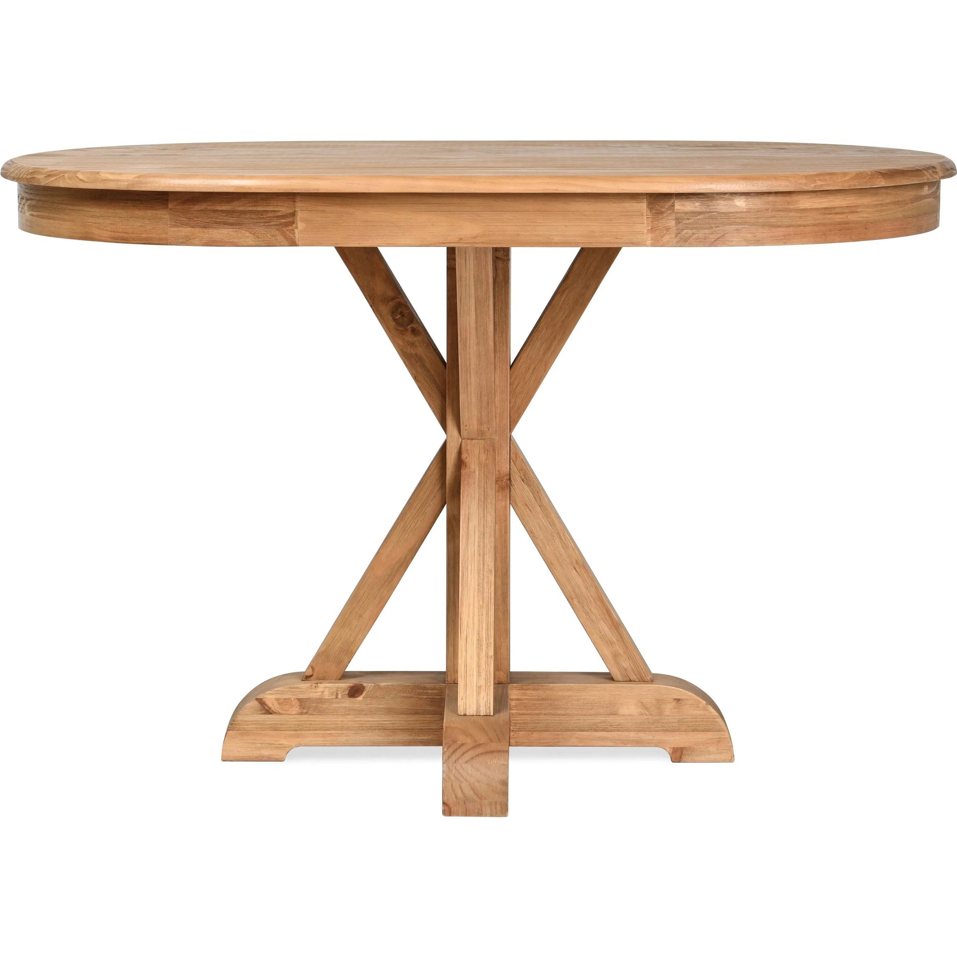 Maxwell Oval Pine Wood Dining Table by Kosas Home in natural. Made from pine wood in a cottage & farmhouse style.