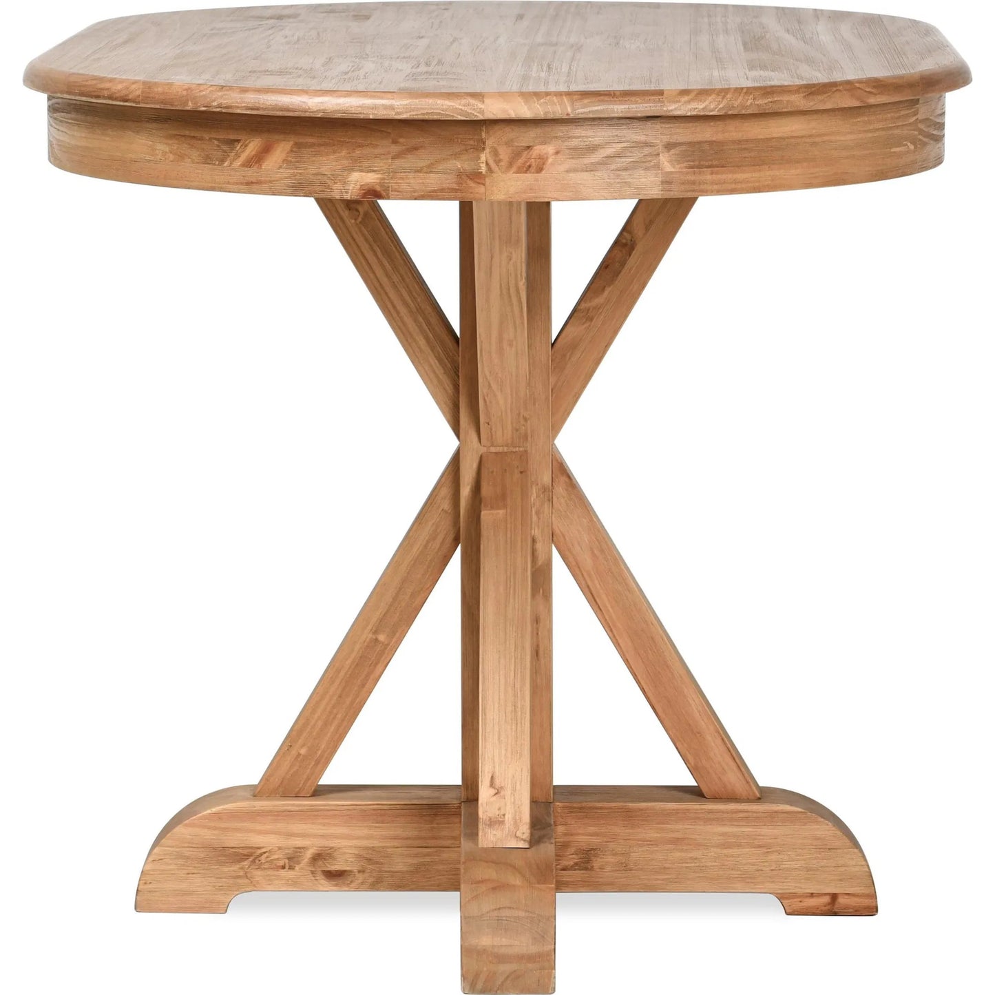 003 SI-2256319 | Additional Silo | Maxwell Oval Pine Wood Dining Table by Kosas Home in natural. Made from pine wood in a cottage & farmhouse style.