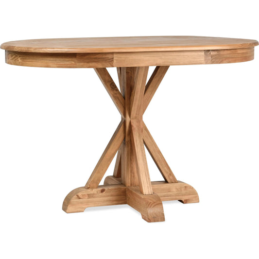 Maxwell Oval Pine Wood Dining Table by Kosas Home in natural. Made from pine wood in a cottage & farmhouse style.