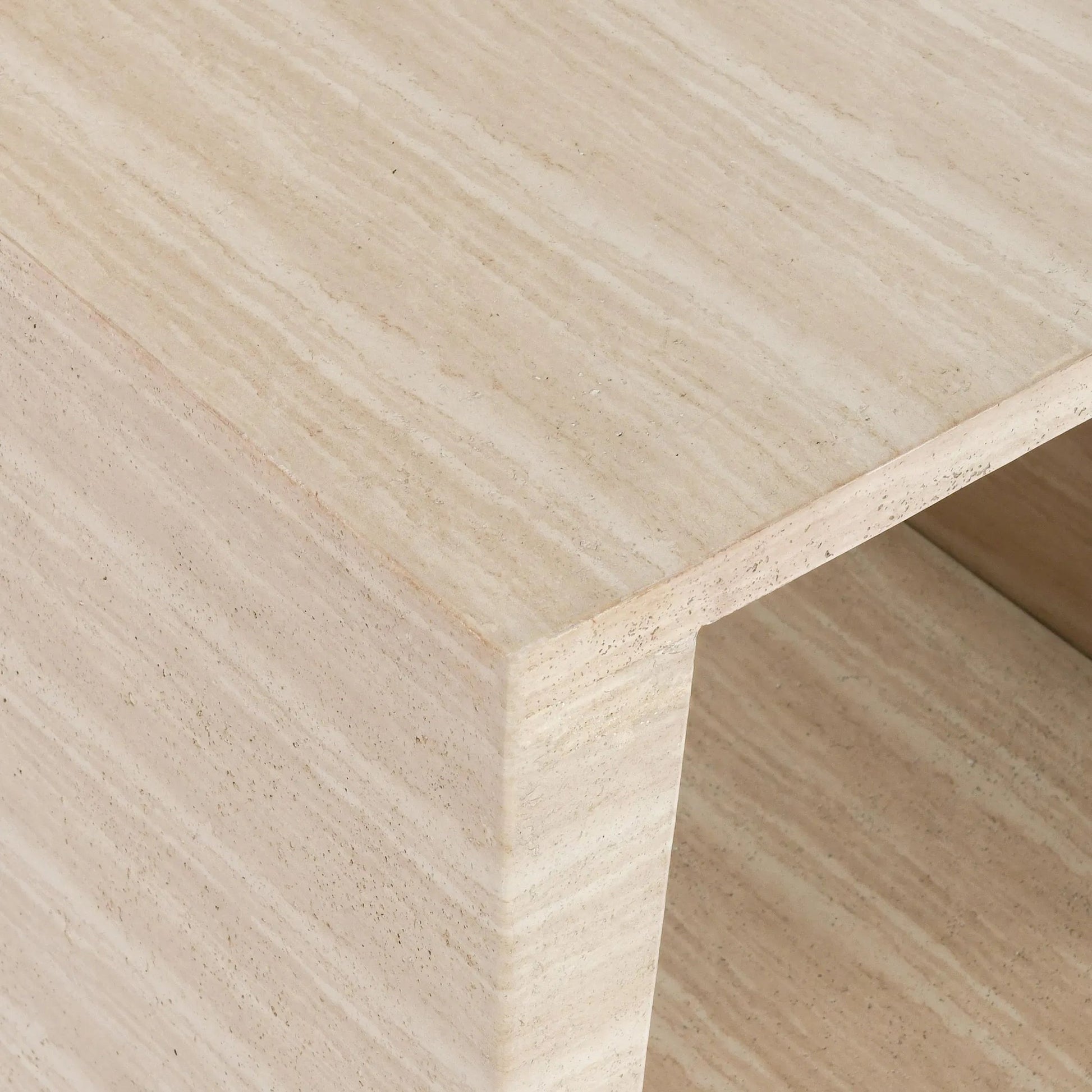 Rosen Outdoor Square Stone End Table by Classic Home in beige. Made from glass fiber reinforced concrete stone in a transitional style.