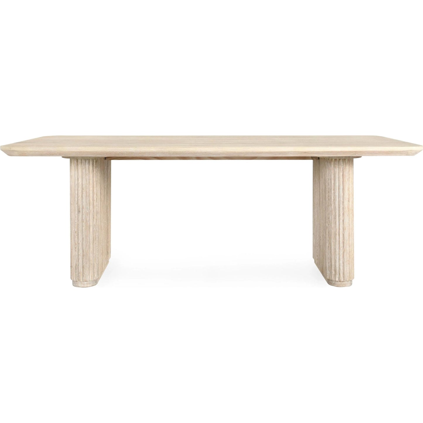 004 SI-2238834 | Additional Silo | Vander 84" Wood Dining Table by Classic Home in cream. Made from oak veneer in a transitional style.