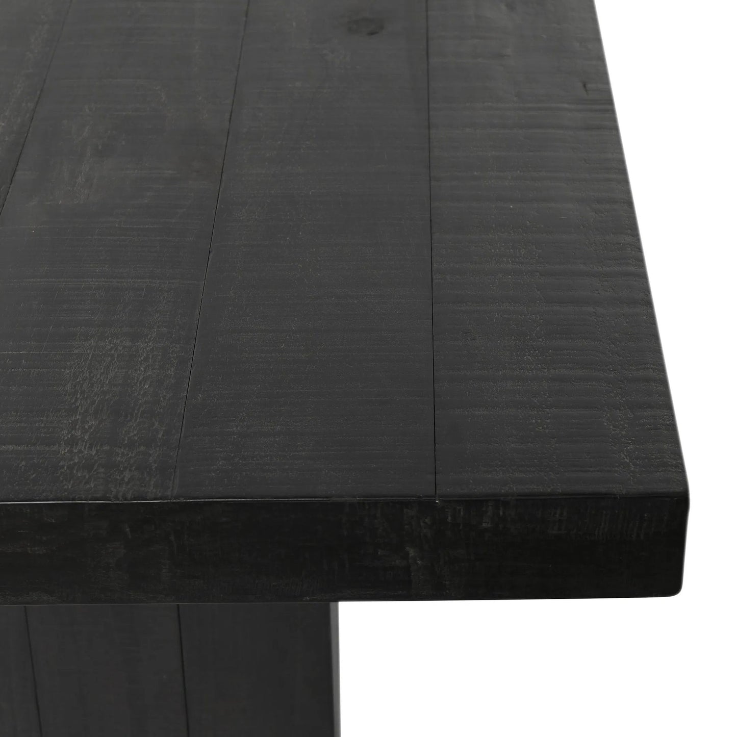 006 SI-2238836 | Closeup | Lynx 94" Reclaimed Pine Wood Dining Table by Classic Home. Made from reclaimed pine in a modern style.