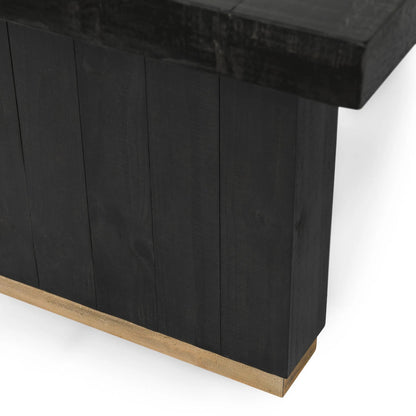 Lynx 94" Reclaimed Pine Wood Dining Table by Classic Home. Made from reclaimed pine in a modern style.