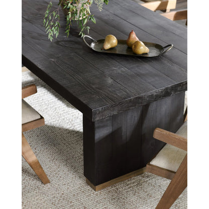 Lynx 94" Reclaimed Pine Wood Dining Table by Classic Home. Made from reclaimed pine in a modern style.