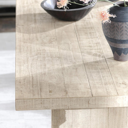 Lynx 94" Reclaimed Pine Wood Dining Table by Classic Home. Made from reclaimed pine in a modern style.