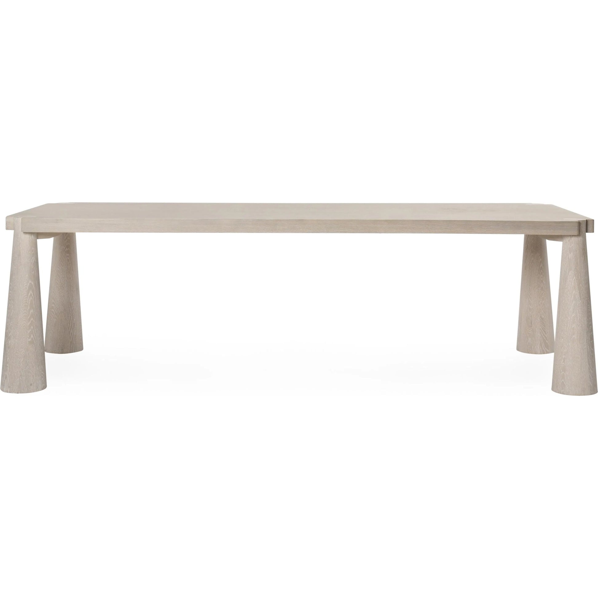 Atrop 102" Oak Wood Dining Table by Classic Home. Made from oak wood in a transitional style.