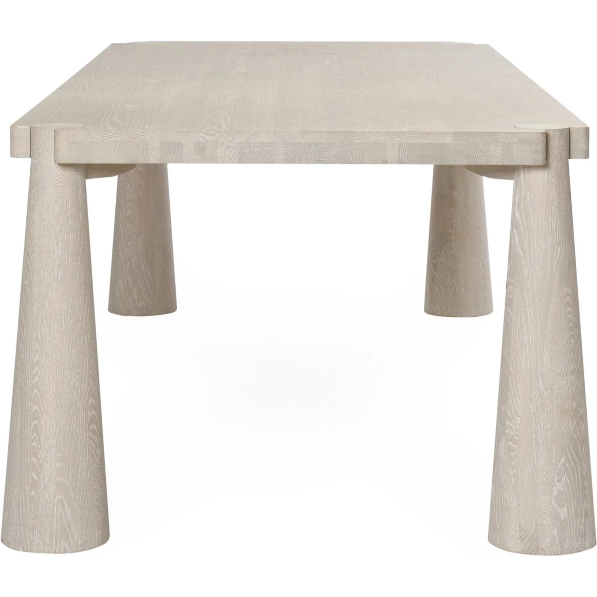 Atrop 102" Oak Wood Dining Table by Classic Home. Made from oak wood in a transitional style.
