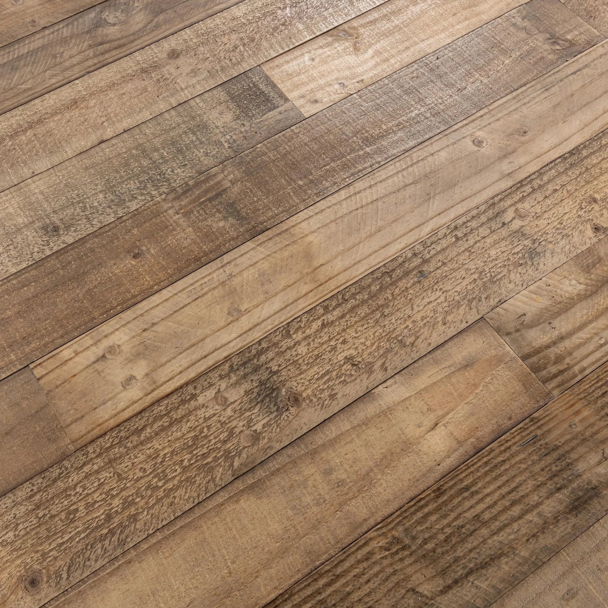 Dita Reclaimed Pine Wood Dining Table by Kosas Home in natural. Made from reclaimed pine in a transitional style.