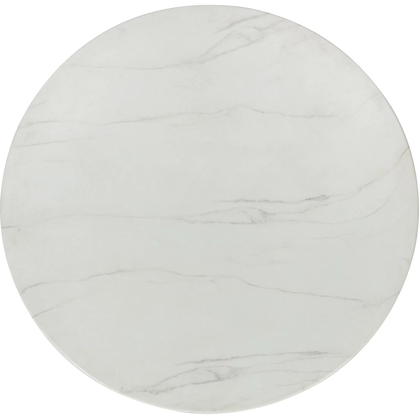 007 SI-2353720 | Closeup | Caspia Outdoor Round Dining Table by Classic Home in gray. Made from glass fiber reinforced concrete in a modern style.