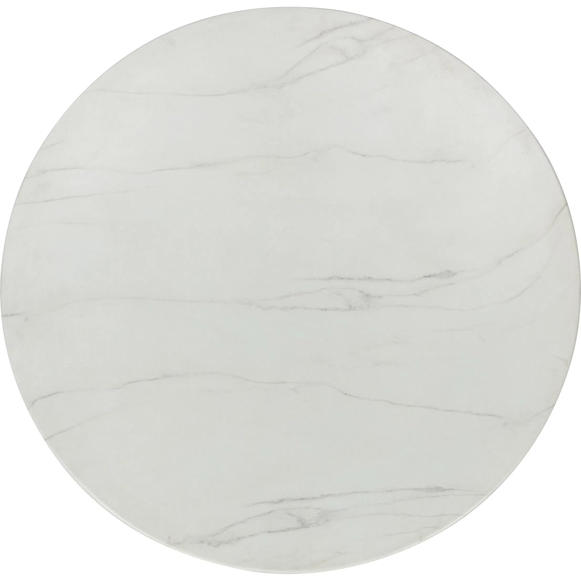 Caspia Outdoor Round Dining Table by Classic Home in gray. Made from glass fiber reinforced concrete in a modern style.
