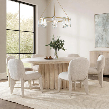 Tiber Round Dining Table by Classic Home. Made from unique in a transitional style.