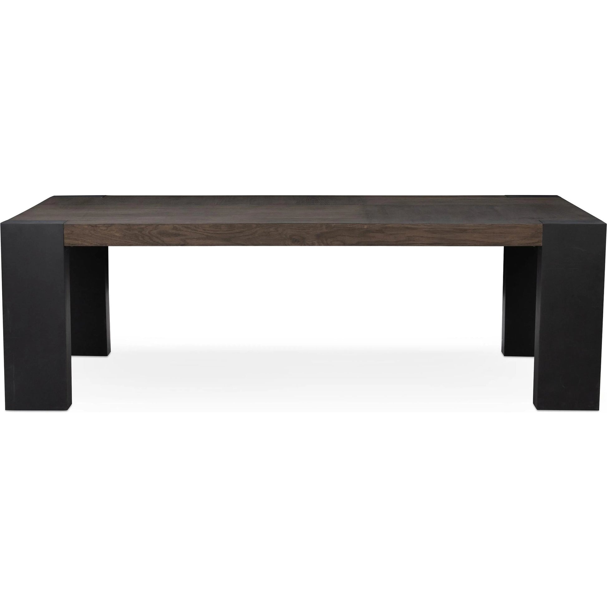 Deaven Dining Table by Classic Home. Made from oak veneer, metal in a traditional style.