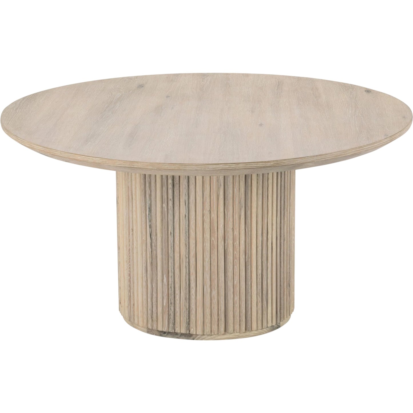 003 SI-2303286 | Primary Silo | Vander 55" Round Wood Dining Table by Classic Home. Made from oak veneer in a unique style.