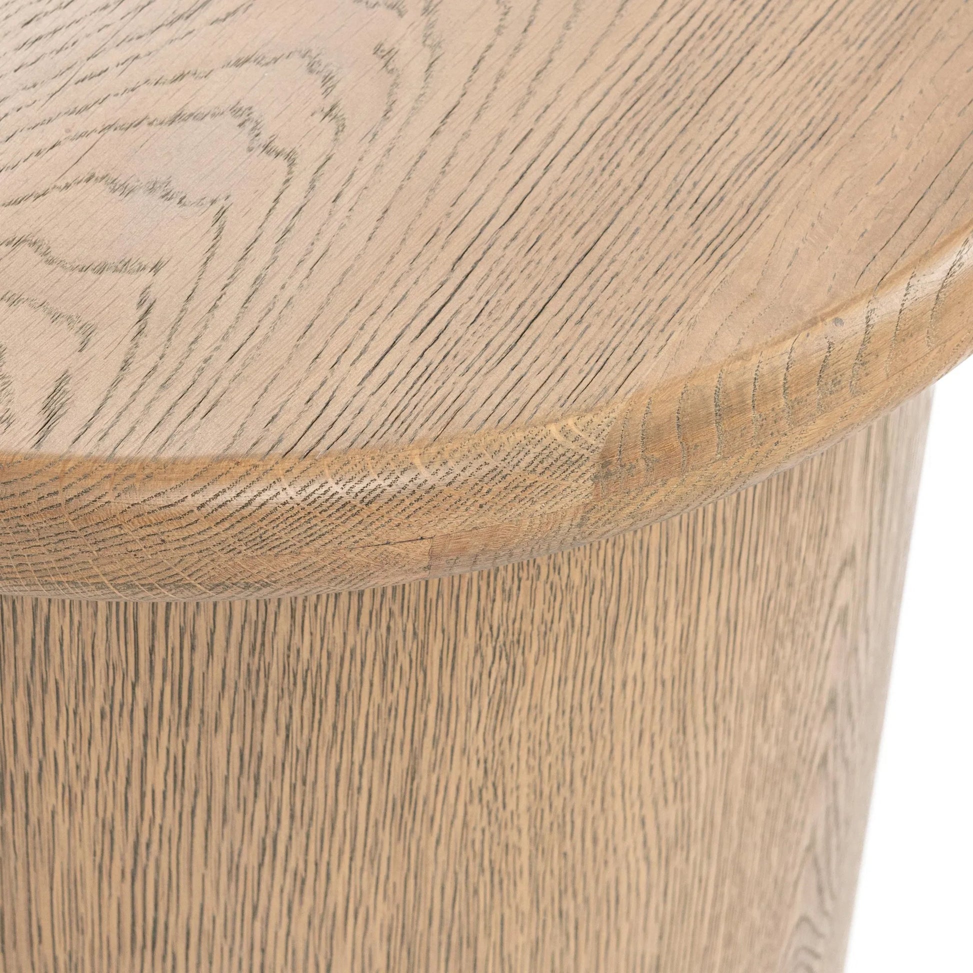 Runa Wood End Table by Classic Home. Made from oak veneer in a transitional style.