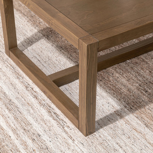 Fenmore Coffee Table by Kosas Home. Made from pine wood in a unique style.