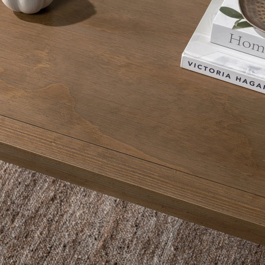 Fenmore Coffee Table by Kosas Home. Made from pine wood in a unique style.