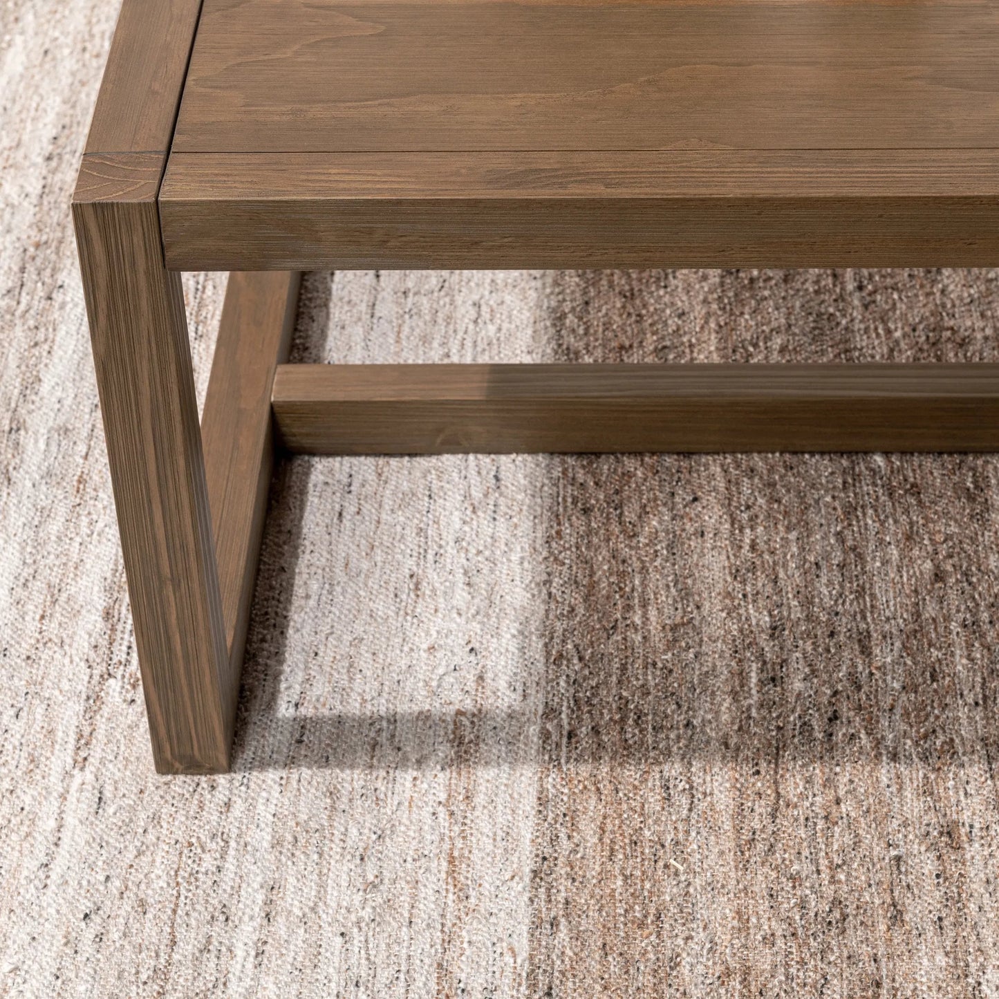 012 SI-2388548 | Closeup | Fenmore Coffee Table by Kosas Home. Made from pine wood in a transitional style.