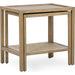 Devin Oak Wood Nesting End Table by Classic Home. Made from unique in a transitional style.