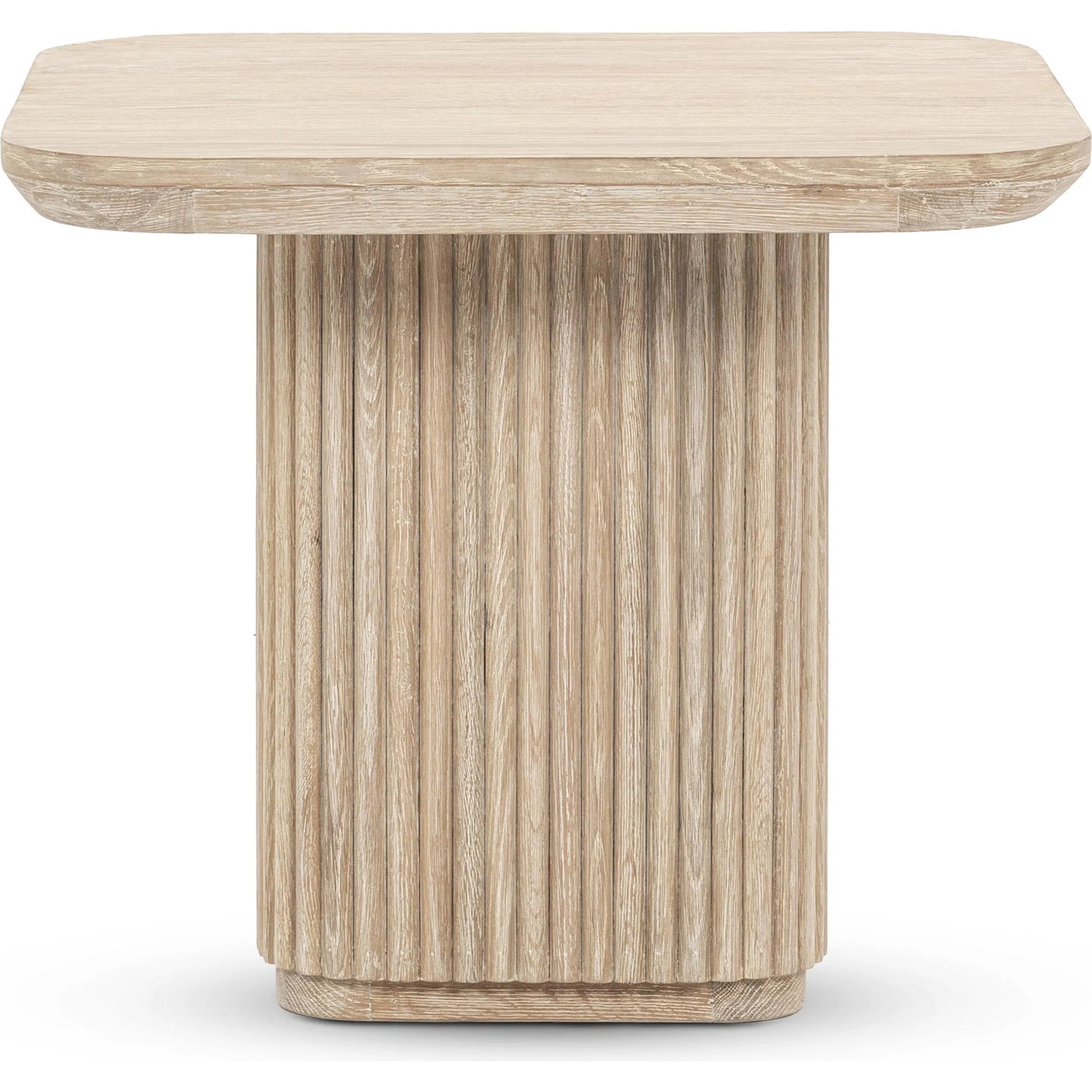 Vander End Table by Classic Home. Made from oak veneer in a transitional style.