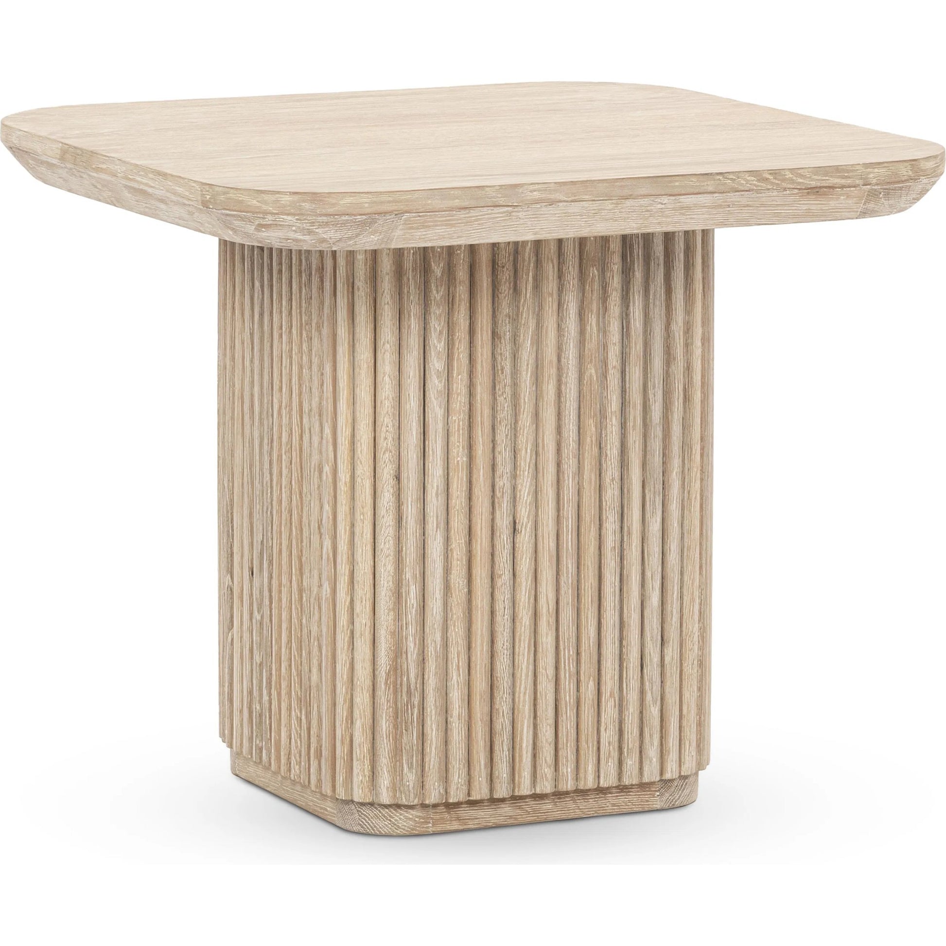 Vander End Table by Classic Home. Made from oak veneer in a transitional style.