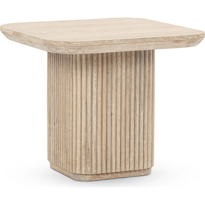 Vander End Table by Classic Home. Made from oak veneer in a transitional style.