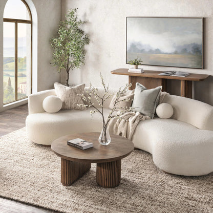 Vander Round Coffee Table by Classic Home. Made from unique in a transitional style.
