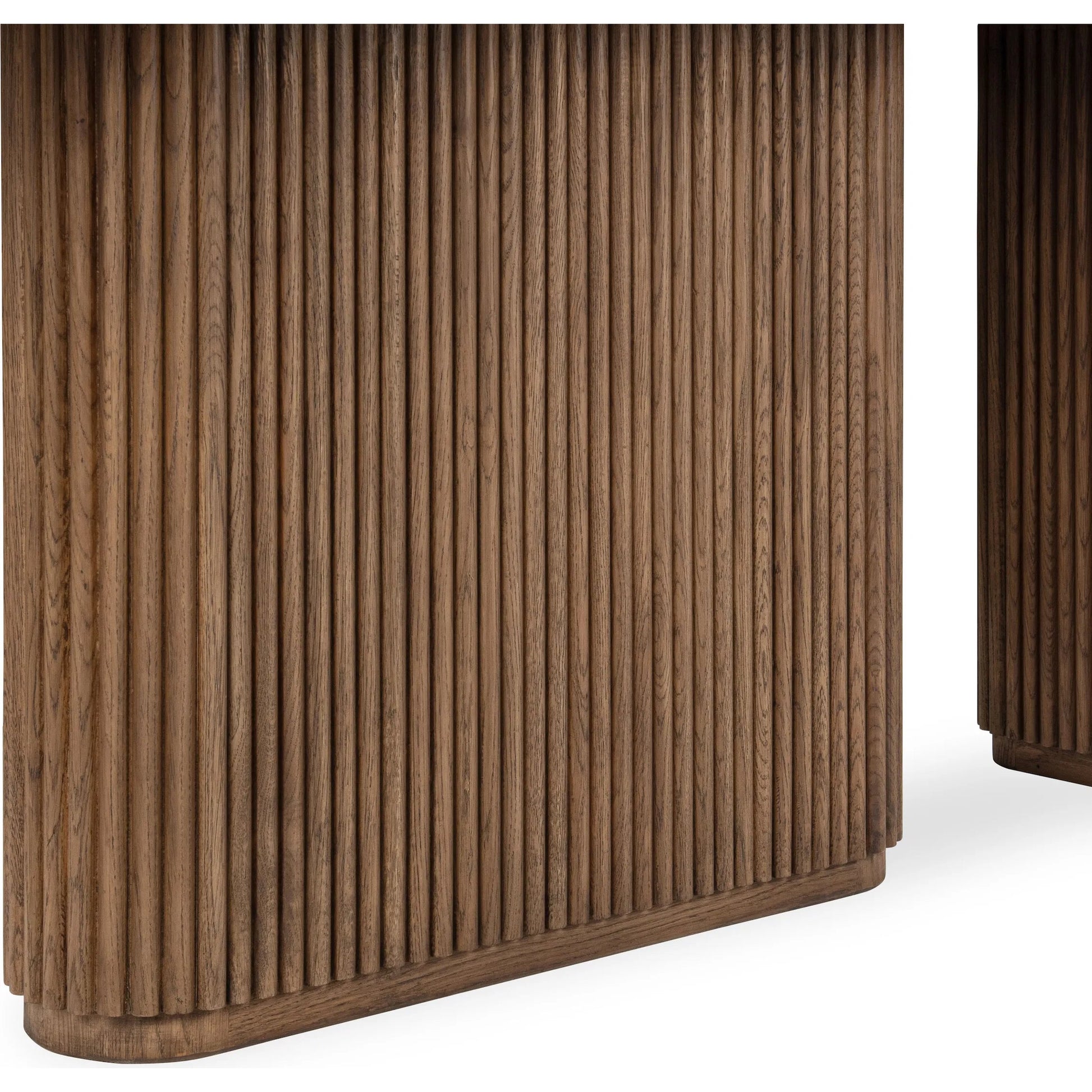 Vander Console Table by Classic Home. Made from reclaimed oak veneer in a transitional style.