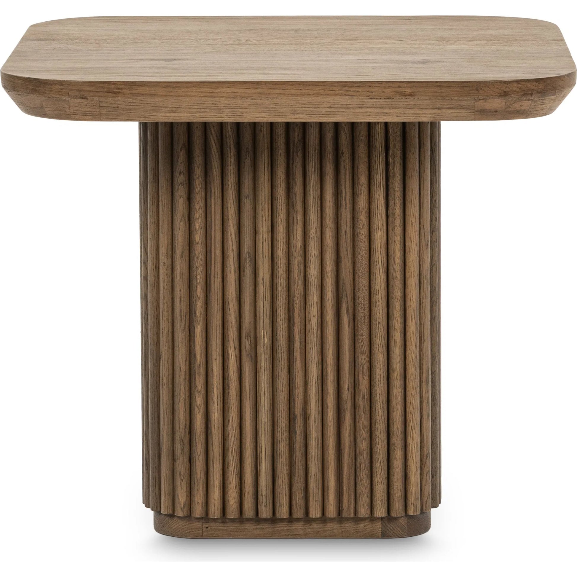 Vander End Table by Classic Home. Made from oak veneer in a transitional style.