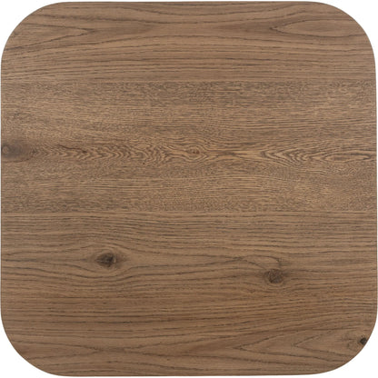 Vander End Table by Classic Home. Made from oak veneer in a transitional style.