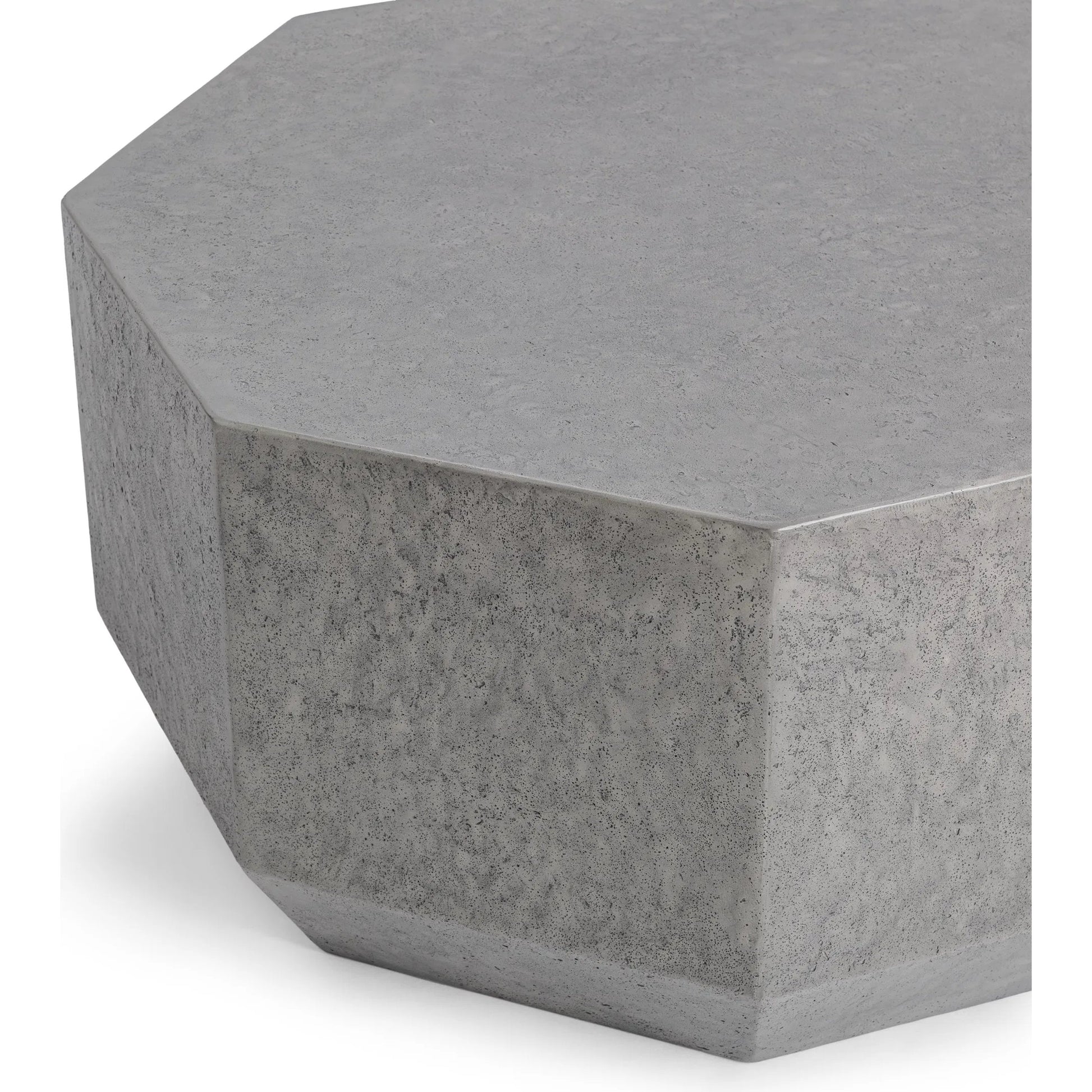 Morse Outdoor Coffee Table by Classic Home in athena gray. Made from glass fiber reinforced concrete in a unique style.