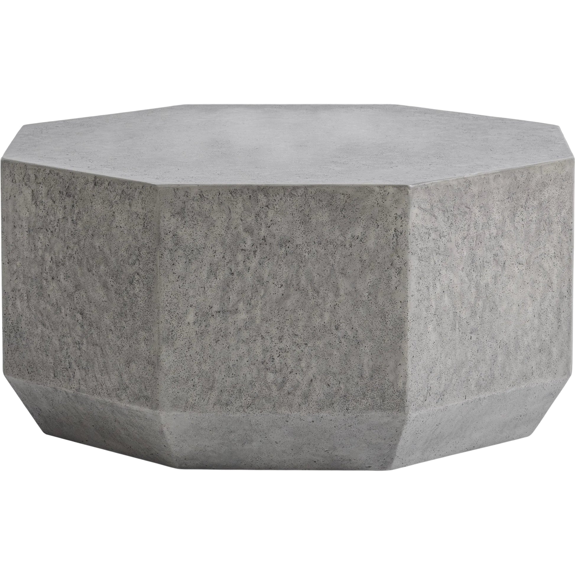 Morse Outdoor Coffee Table by Classic Home in athena gray. Made from glass fiber reinforced concrete in a unique style.