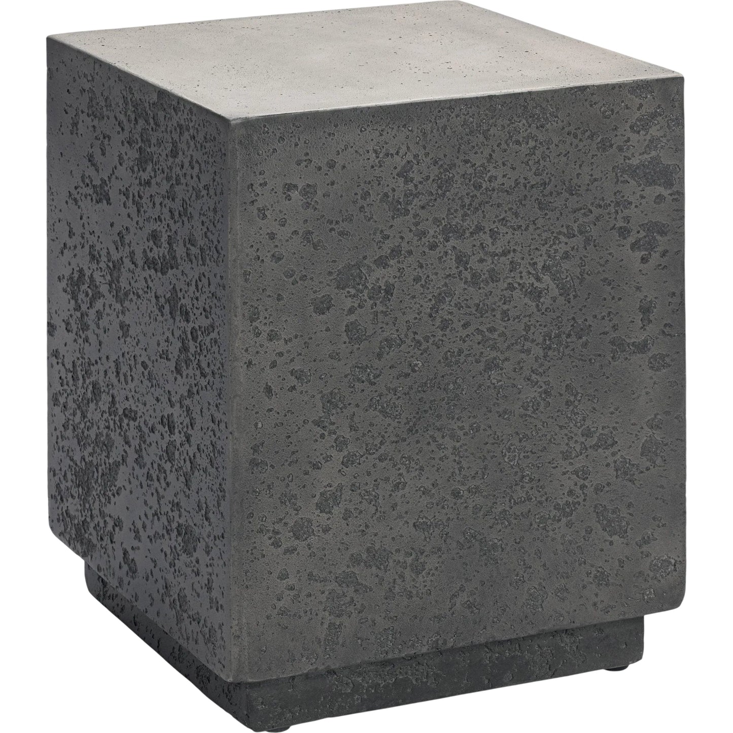 001 SI-2537790 | Primary Silo | Marwin Outdoor End Table by Classic Home in dark gray. Made from glass fiber reinforced concrete in a unique style.