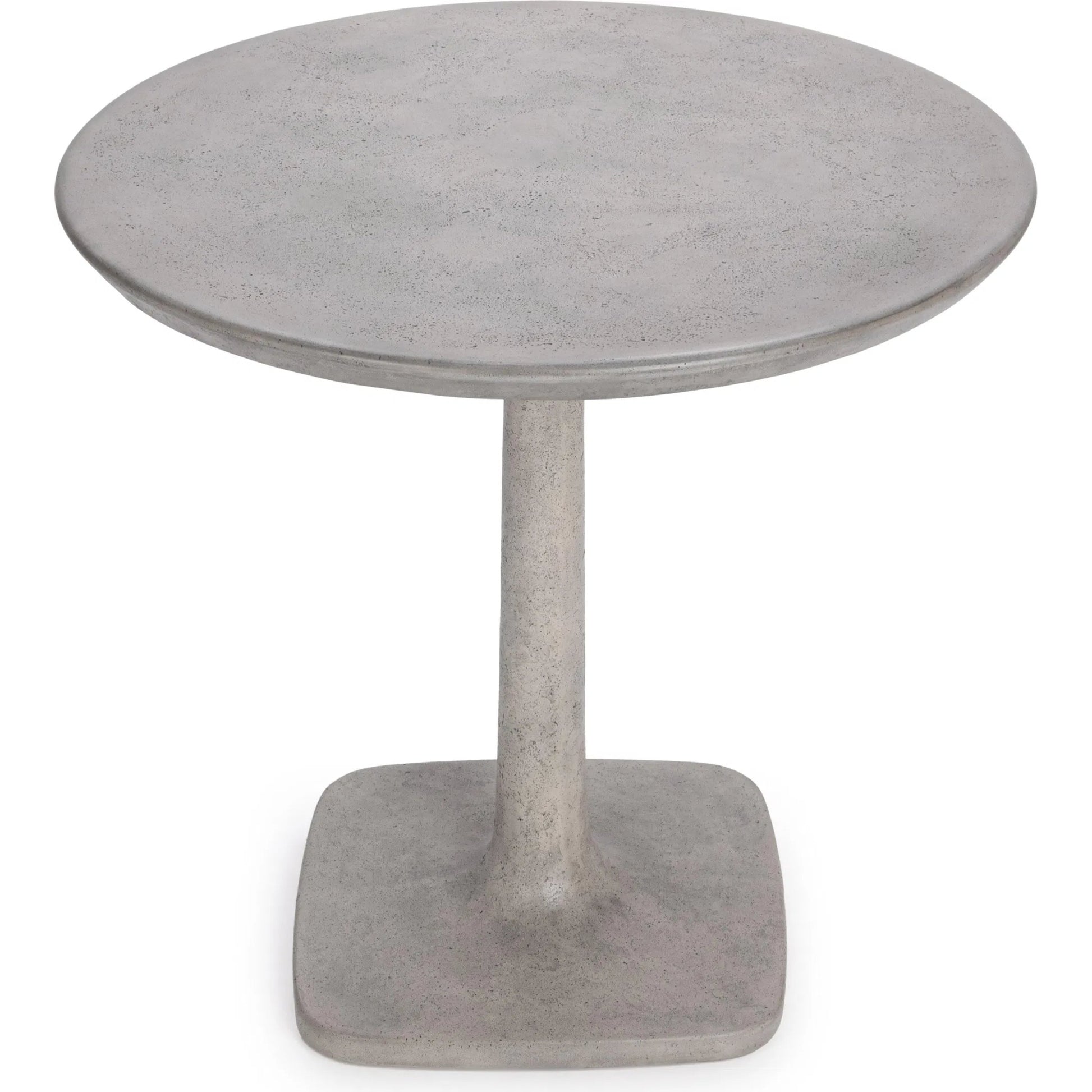 Paulina Outdoor Bistro Table by Classic Home in light gray. Made from glass fiber reinforced concrete in a unique style.