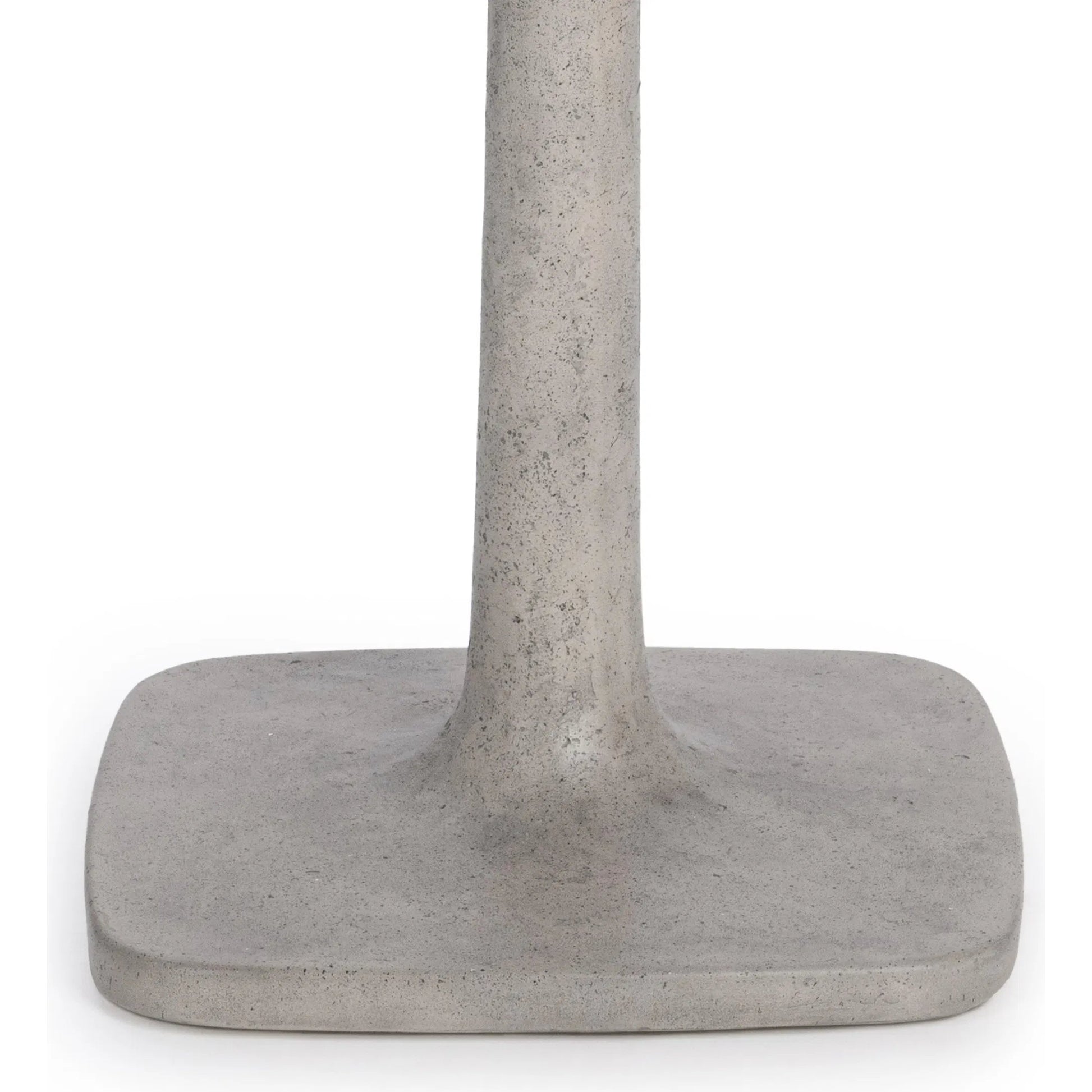 Paulina Outdoor Bistro Table by Classic Home in light gray. Made from glass fiber reinforced concrete in a unique style.