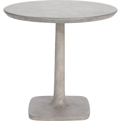 Paulina Outdoor Bistro Table by Classic Home in light gray. Made from glass fiber reinforced concrete in a unique style.