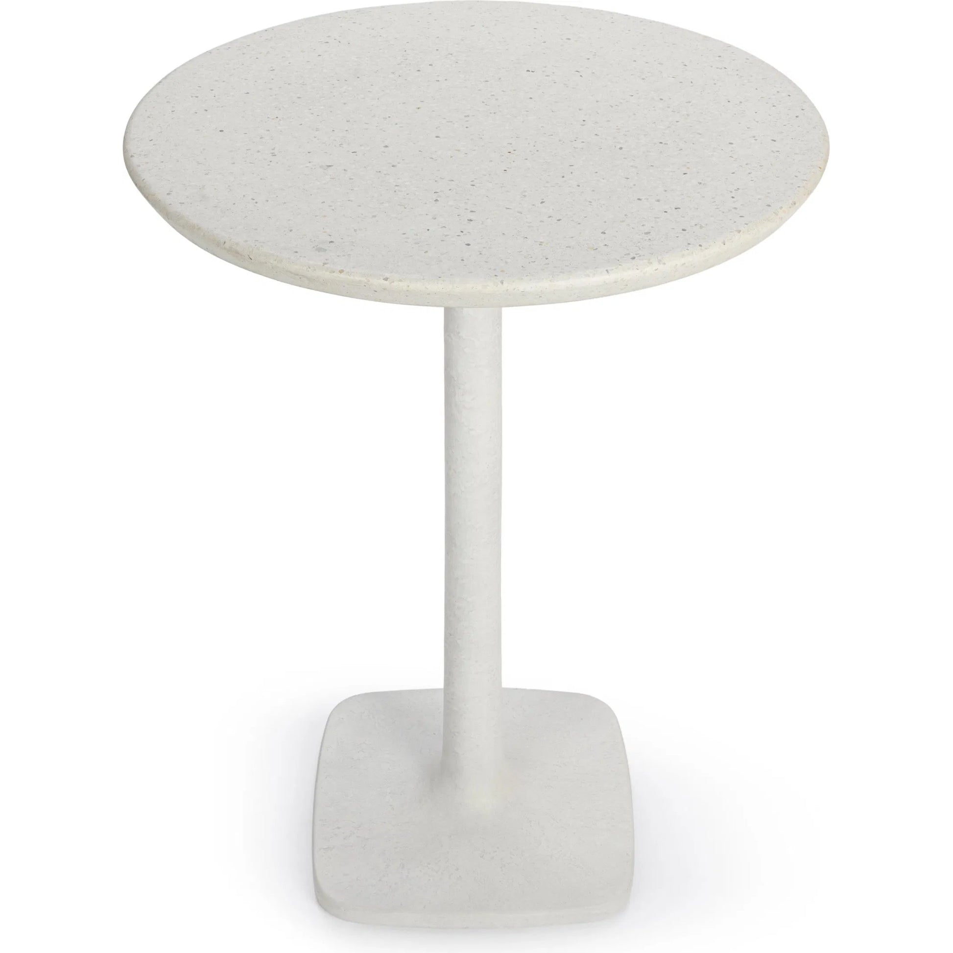 Paulina Outdoor Bar Table by Classic Home in white. Made from glass fiber reinforced concrete in a unique style.